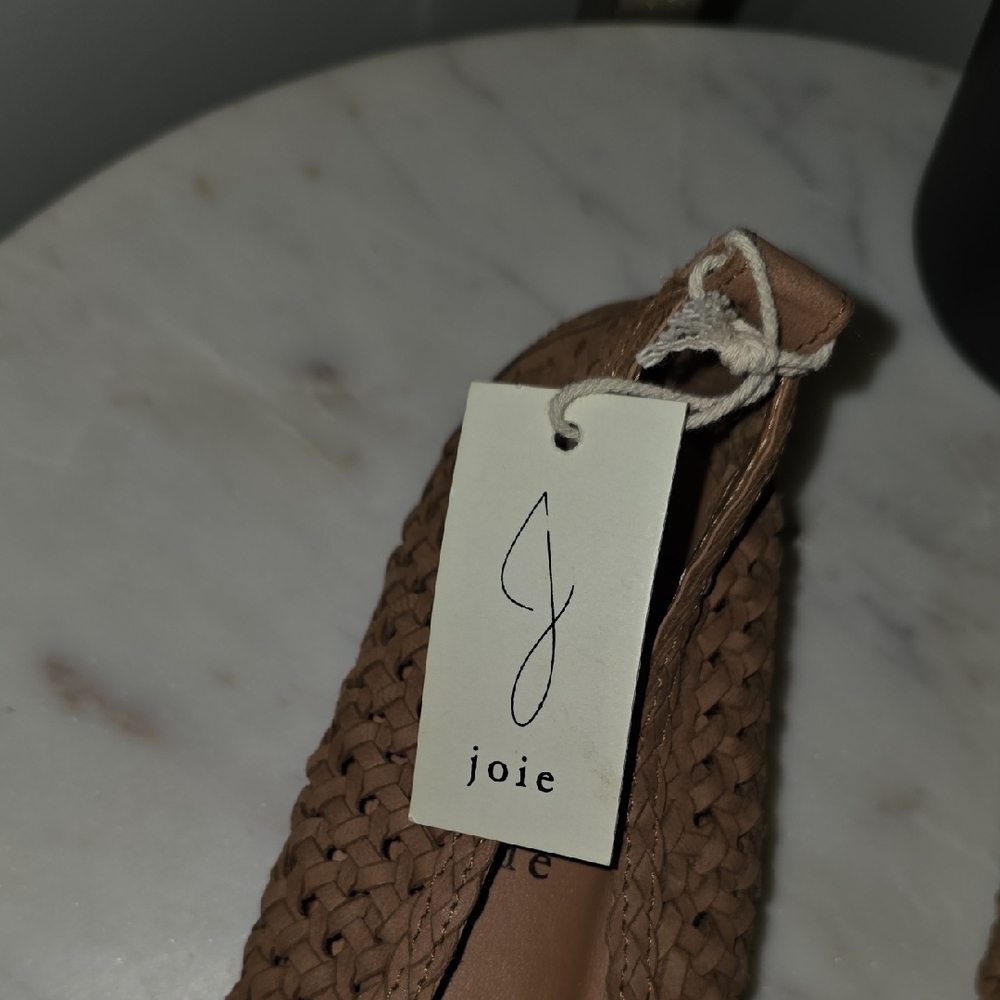 Joie Brown Woven Loafers - Picture 2 of 7